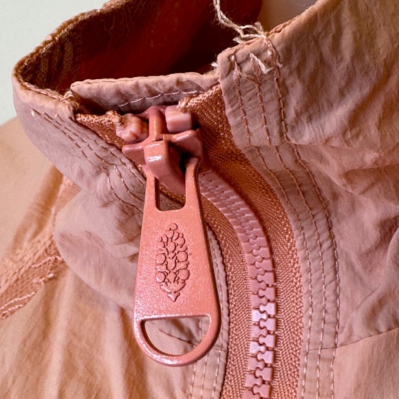 FP NWT Namaslay Peachy Lace Ruffle Coquette Cottagecore Windbreaker Coat Jacket - Picture 7 of 16